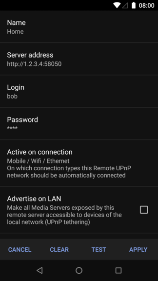 Connect With Bubbleupnp Server